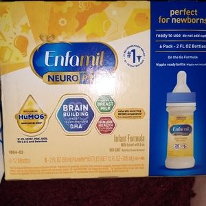 New Pack of 6 Baby Bottles & Top